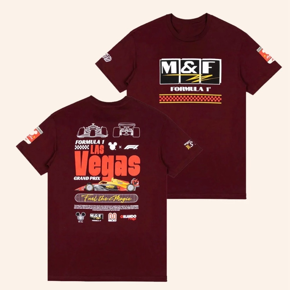 NWT Disney x Formula 1 Las Vegas Grand Prix